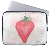 Erdbeere Laptopschutzhülle (Vorderseite)
