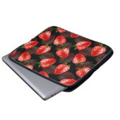 Erdbeere Laptopschutzhülle (Vorne Knopf)