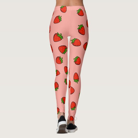 Erdbeere Leggings (Rückseite)