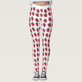 Erdbeere Leggings (Vorderseite)
