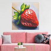 Erdbeere Leinwanddruck (Insitu (Wohnzimmer))
