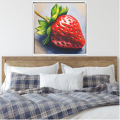 Erdbeere Leinwanddruck (Insitu (Schlafzimmer))