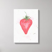 Erdbeere Leinwanddruck (Vorderseite)