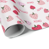 Erdbeere Liebe Geschenkpapier (Rolleneckpunkt)