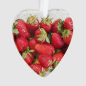 Erdbeere-Liebe mit Bild Ornament (Vorderseite)