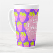 Erdbeere Lila Milchtasse (Linke Ecke)