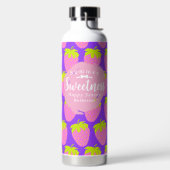 Erdbeere Lila Trinkflasche (links)