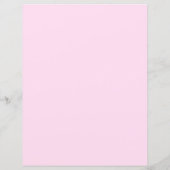 Erdbeere Lined Pink Stationery Paper (Rückseite)