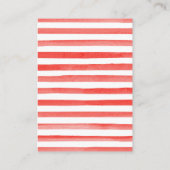 Erdbeere Lkw Baby Duschdusche Windelwanne Begleitkarte (Rückseite)