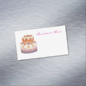 Erdbeere Magnetische Visitenkarte (Beispiel)