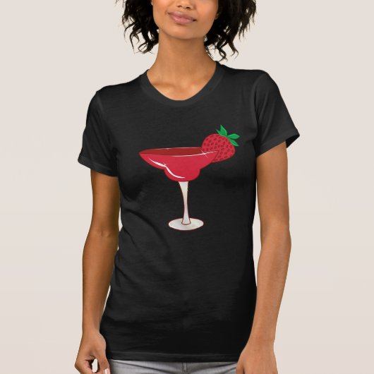 Erdbeere Margarita T-Shirt (Vorderseite)