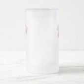 Erdbeere Mattglas Bierglas (Mittel)