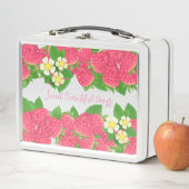 Erdbeere Metall Brotdose (Beispiel)