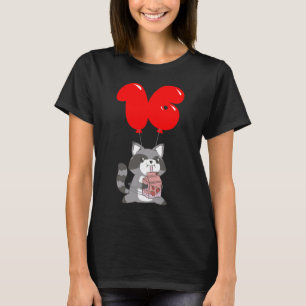 Erdbeere Milk Raccoon - 16. Geburtstag - Kinder Ba T-Shirt