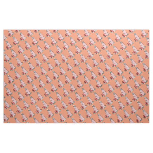 Erdbeere Milkshake Retrosa Stoff (Yard (91,4 cm))