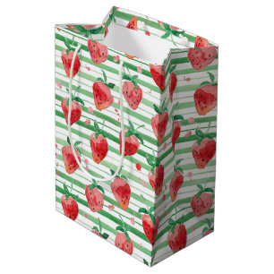 Erdbeere Mittlere Geschenktüte