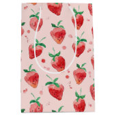 Erdbeere Mittlere Geschenktüte (Vorderseite)