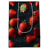 Erdbeere Mittlere Geschenktüte (Rückseite)