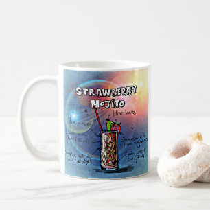 Erdbeere Mojito (#11 von 12 Sets mit Rezept für Ge Kaffeetasse