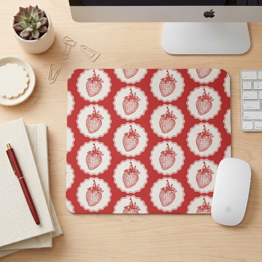 Erdbeere Mousepad