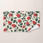 Erdbeere-Muster Badhandtuch Set (Handtuch)