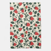 Erdbeere-Muster Geschirrtuch (Vertikal)