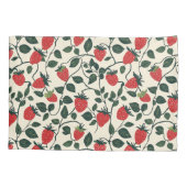 Erdbeere-Muster Kissenbezug (Rückseite)