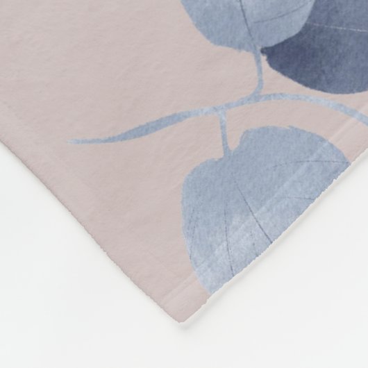 Erdbeere Muster mit Himbeeren und Brombeeren Fleecedecke (Ecke)