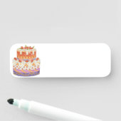 Erdbeere Namensschild (Beispiel)