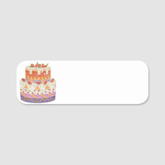 Erdbeere Namensschild (Vorderseite)