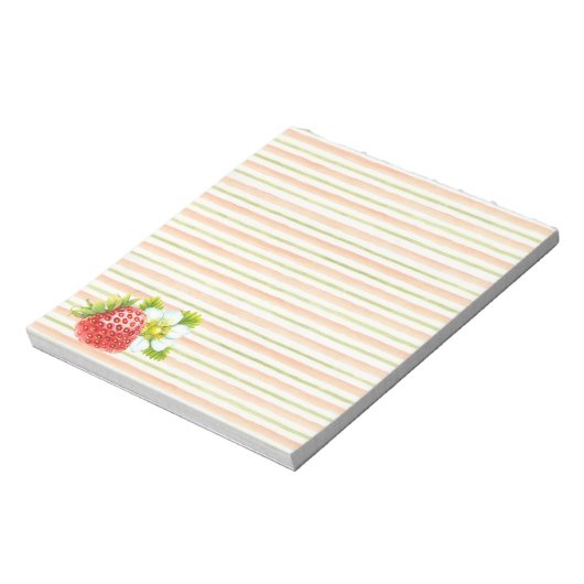 Erdbeere Notizblock (Rotiert)
