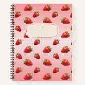 Erdbeere Notizblock (Vorderseite)