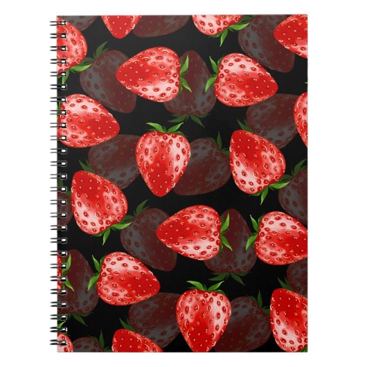 Erdbeere Notizblock (Vorderseite)