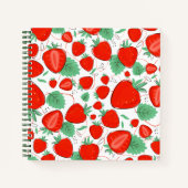 Erdbeere Notizblock (Vorderseite)
