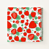 Erdbeere Notizblock (Rückseite)