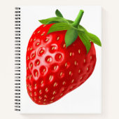 Erdbeere Notizblock (Vorderseite)