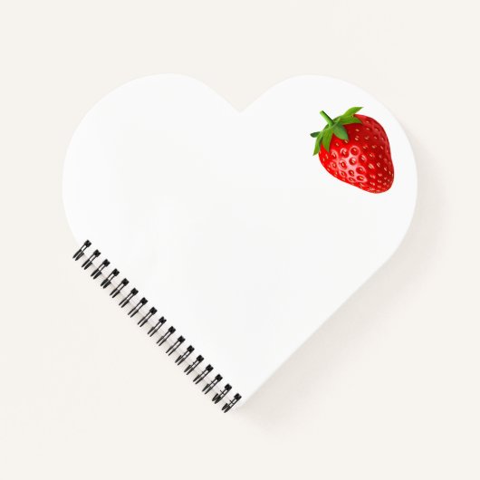 Erdbeere Notizblock (Vorderseite)