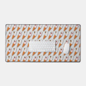 Erdbeere oder Vanilla? Grau Schreibtischunterlage (Tastatur & Maus)