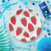 Erdbeere Pappteller (Party)