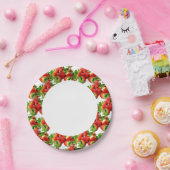 Erdbeere Pappteller (Party)