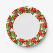 Erdbeere Pappteller (Vorderseite)