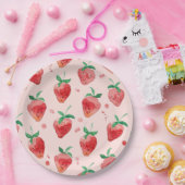 Erdbeere Pappteller (Party)