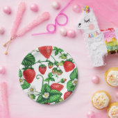 Erdbeere Pappteller (Party)