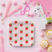 Erdbeere Pappteller (Party)