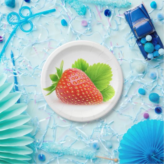 Erdbeere Pappteller (Party)