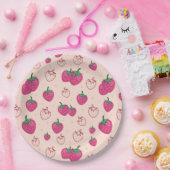 Erdbeere Pappteller (Party)