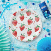 Erdbeere Pappteller (Party)