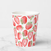 Erdbeere Party Cups | Strawberry Birthday Cups Pappbecher (Links)