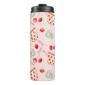 Erdbeere-Party Thermosbecher (Vorderseite)