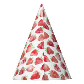 Erdbeere Partyhütchen (Rückseite)